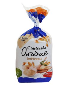 Ciasteczka owsiane IMBIROWE  150g Ania