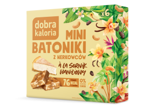 Mini batoniki a'la sernik waniliowy 6x17g Dobra Kaloria 