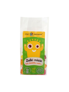 Żelki misie bez dodatku cukru 100 g Pięć Przemian