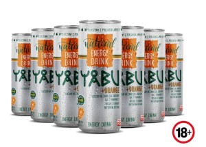 Yabu natural Energy Drink Orange 250ml Zgrzewka 24szt. Lasad