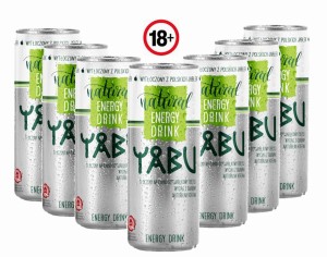 YABU natural ENERGY DRINK 250ML lasad ZGRZEWKA 24szt