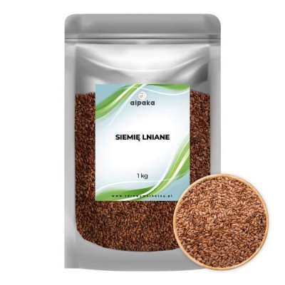 Siemię lniane 1kg ALPAKA