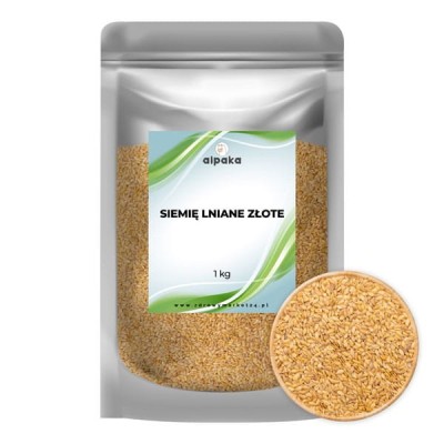 Siemię lniane złote 1kg ALPAKA