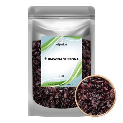 Żurawina suszona 1kg ALPAKA