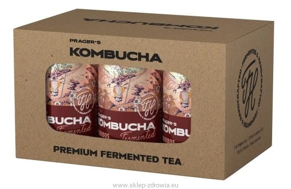 Kombucha Rooibos Prager's ZGRZEWKA 6szt * 330ml