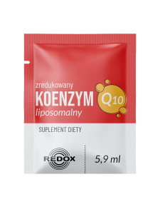 Koenzym Q10 zredukowanu – Liposomalny Ubichinol 30 saszetek Dr Pokrywka Red-Ox