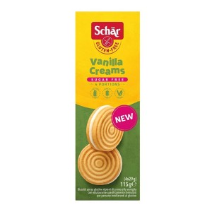 Ciastka z kremem waniliowym bezglutenowe 115g SCHAR
