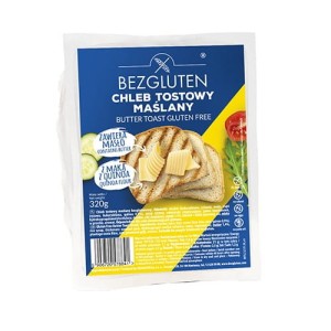 Chleb tostowy maślany bezglutenowy 320g BEZGLUTEN