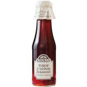 Syrop z leśnej żurawiny 355g (280ml) KROKUS