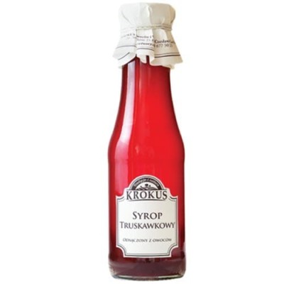Syrop truskawkowy 355g (280ml) KROKUS