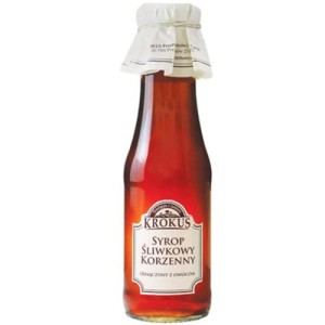 Syrop śliwkowy korzenny 355g (280ml) KROKUS