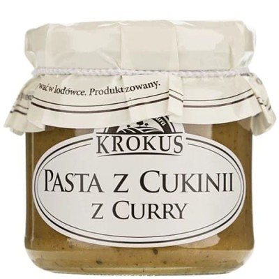 Pasta z cukini z ciecierzycą i curry 180g KROKUS