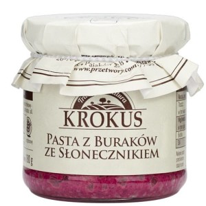 Pasta z buraków ze słonecznikiem 180g KROKUS