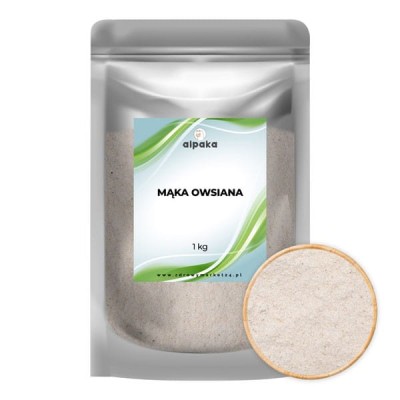 Mąka owsiana 1kg ALPAKA