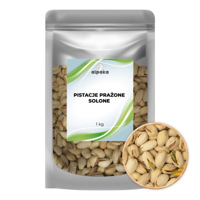 PISTACJE PRAŻONE SOLONE 1kg ALPAKA