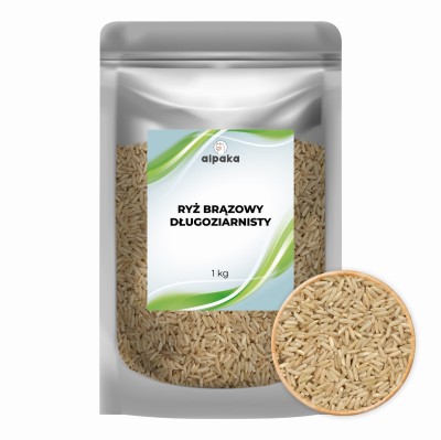 Ryż brązowy 1 kg ALPAKA