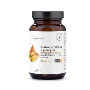 AURA Kurkuma 500 mg BCM-95® + piperyna, kapsułki 60 szt