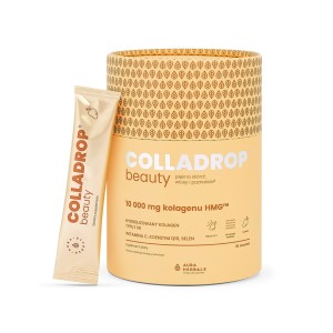 AURA Colladrop® Beauty, kolagen HMG™ 10000 mg, mango, saszetki 30 szt