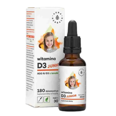 AURA Witamina D3 junior krople 30ml