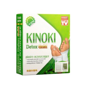 Plastry oczyszczające Kinioki Detox Gold 10szt AURA