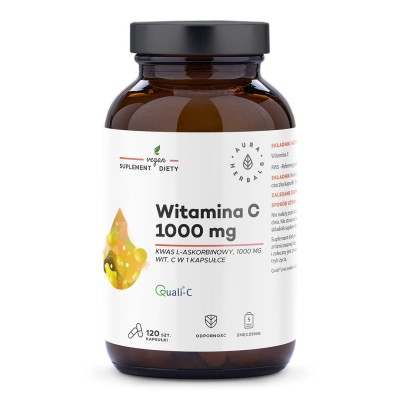 Witamina C 1000 mg, kapsułki 120 szt AURA