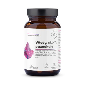 AURA Kolagen Rybi NatiCol®, włosy,skóra,paznokcie 60kaps.