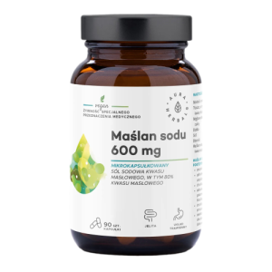 AURA Maślan sodu mikrokapsułkowany 600 mg 90kaps.