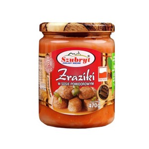 Zraziki w sosie pomidorowym 470g SZUBRYT