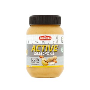 Pasta orzechowa ACTIVE 100% orzeszków 470g  PRIMAVIKA