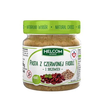 Pasta z czerwonej fasoli i soczewicy 190g HELCOM