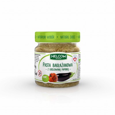 Pasta bakłażanowa z grillowaną papryką 190g HELCOM
