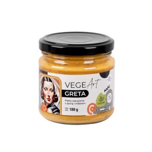 Greta pasta warzywna z dynią i imbirem 180g VEGE ART