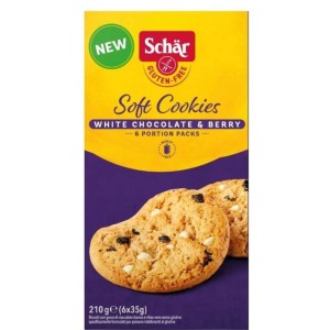 Ciastka Soft Cookie White Choco 210g SCHAR