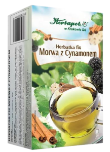 Herbatka morwa z cynamonem 20x2g HERBAPOL KRAKÓW
