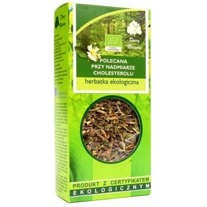 Herbatka Polecana przy nadmiarze cholesterolu BIO 50g DARY NATURY