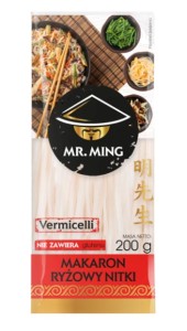 Makaron ryżowy nitka 200g MR. MING