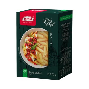 Makaron Penne rurka bezglutenowy 250g INCOLA