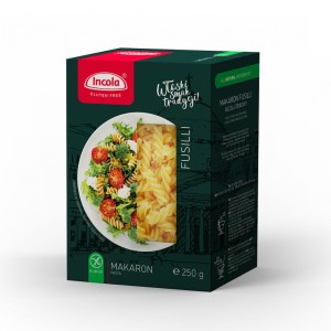 Makaron Fusilli świderek bezglutenowy 250g INCOLA