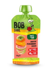 Smoothie kaki-persymona-guawa bez dodatku cukrów 120g BOB SNAIL
