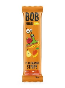 Przekąska gruszka-mango bez dodatku cukrów 14g BOB SNAIL