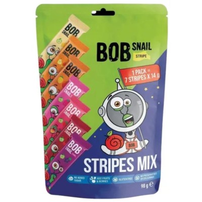 Przekąska owocowa Bob Snail MIX 98g BOB SNAIL