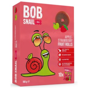 Przekąska owocowa Rolls Jabłko Truskawka 100g BOB SNAIL