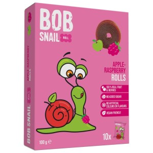 Przekąska owocowa Rolls Jabłko Malina 100g BOB SNAIL