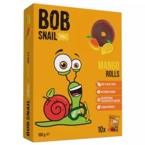 Przekąska owocowa Rolls Jabłko Mango 100g BOB SNAIL
