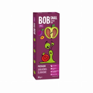 Przekąska jabłko-śliwka bez dodatku cukrów 30g BOB SNAIL