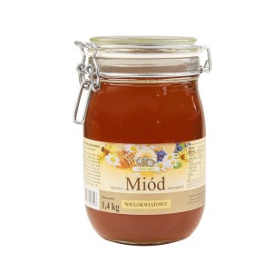 Miód wielokwiatowy Złote Łąki 1,4 kg BARTNIK