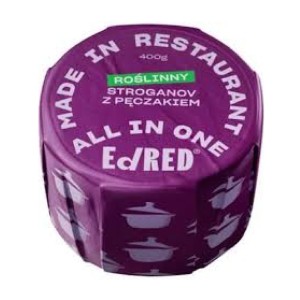 Roślinny stroganov z kaszą pęczak 400g ED RED ALL IN ONE
