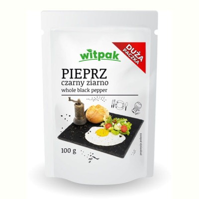 Pieprz czarny ziarno 100 g WITPAK