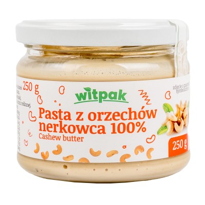 Pasta z orzechów nerkowca 250g WITPAK