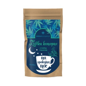 KONOPIE Ziółka na noc melisa+lawenda 20x0,8g